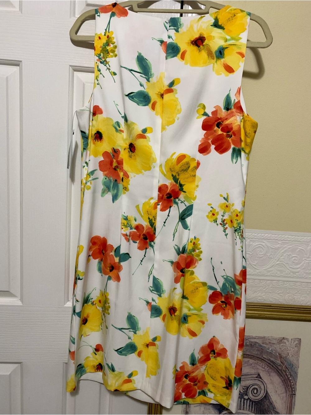 Alyx Floral Sheath Dress Women’s Size 10 Garden Floral Sleeveless Shift NEW - Picture 10 of 10
